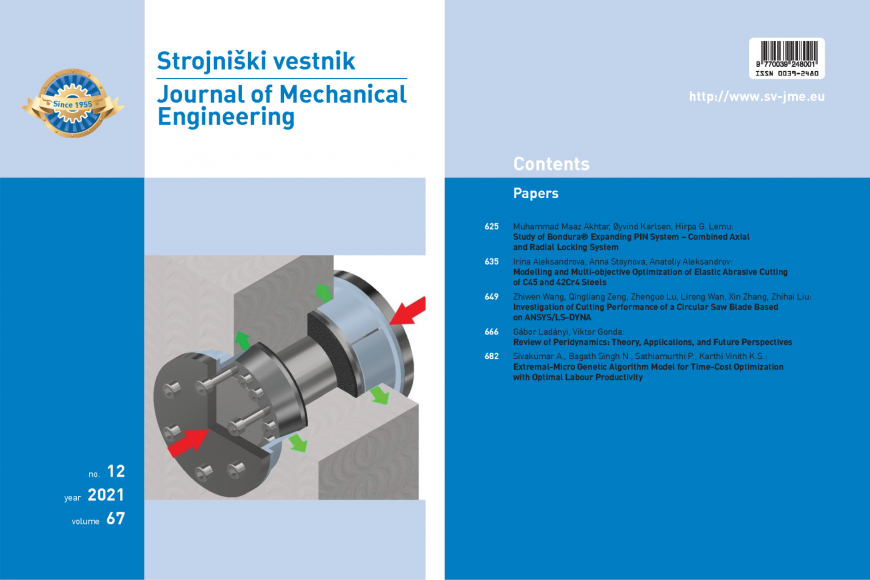 Strojniški vestnik dec 2021